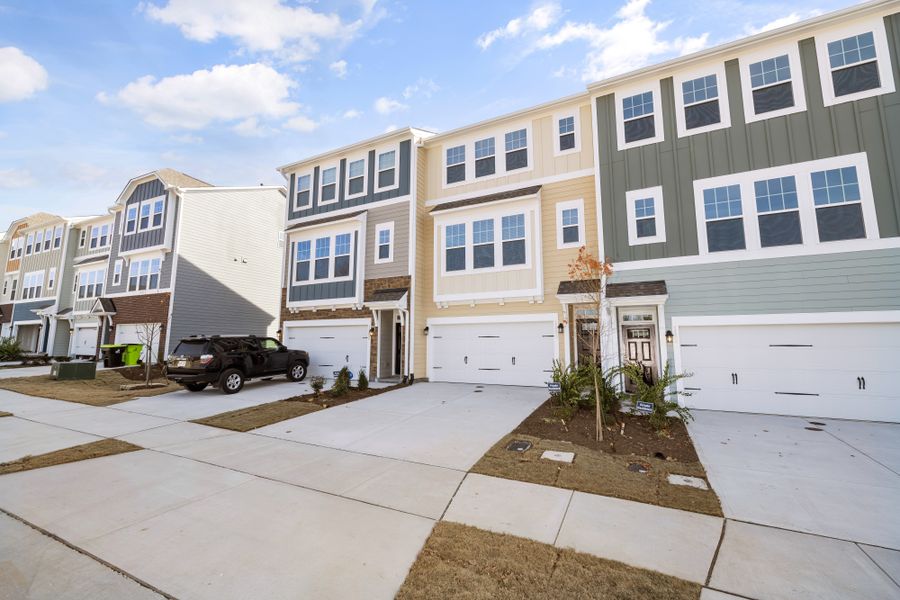 Elm Street Row, a row of new-construction townhomes
